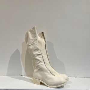 Guidi PL3 Front Zip Boot in White